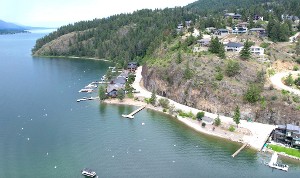 Beach from above